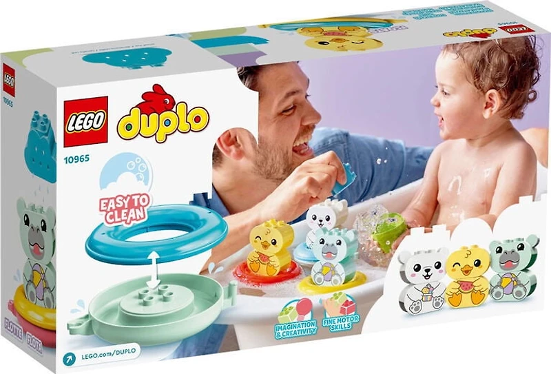 LEGO DUPLO My First Bath Time Fun: Floating Animal Train 10965 Toy Building Kit (14 Pieces)