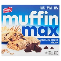 Muffin Max Dark Chocolate Chunk Muffin Bars, 223 g / 6 muffin bars