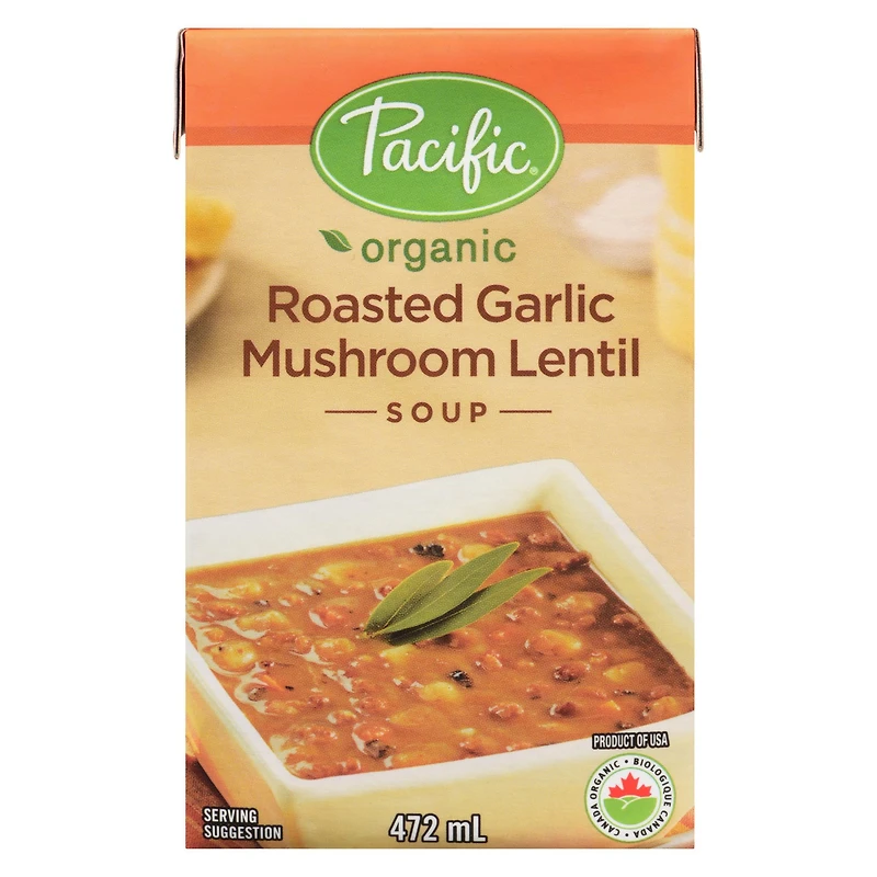 Pacific Foods Soupe Legumes Lentilles Champignons