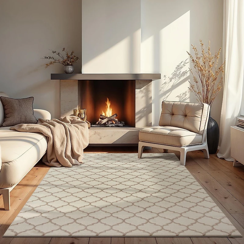hometrends Wavy Crossroads Rug, 5 ft. 3 in. x 7 ft.