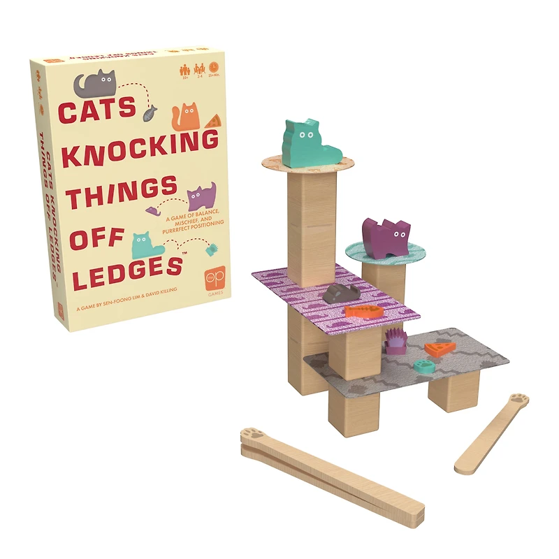 USAopoly Cats Knocking Things Off Ledges jeu de plateau