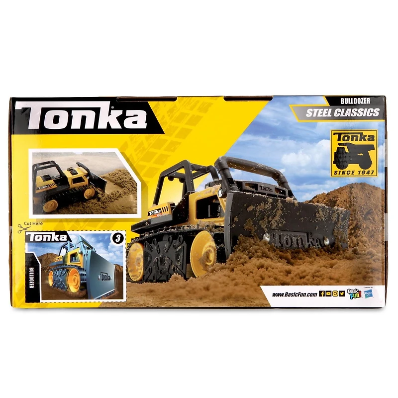 Tonka - Bulldozer classique en acier