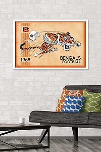 NFL Cincinnati Bengals - Retro Logo 14 Wall Poster, 22.375" x 34"