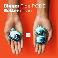 Tide Power PODs Hygienic Clean Heavy Duty, Liquid Laundry Detergent Pacs, HE Compatible, For Visible and Invisible Dirt, Original Scent, 48CT