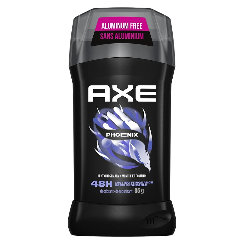 AXE Phoenix Deodorant Stick for 48-Hour Lasting Fragrance, Crushed Mint & Rosemary, Aluminum-free Deodorant, 85g, 85 g
