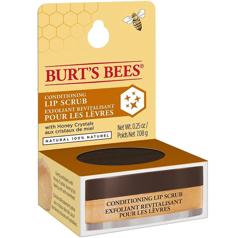 Burt’s Bees 100% Natural Conditioning Lip Scrub with Exfoliating Honey Crystals,, 7,08 g