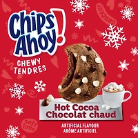 Les biscuits aux pépites à saveur de chocolat CHIPS AHOY! Chocolat chaud, biscuits des fêtes série limitée 281 g