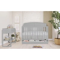 Dream On Me Storybrooke 5 in 1 Convertible Crib with Under Drawer