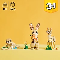LEGO Creator Le lapin mignon 31162 Ensemble de construction (326 pièces) Comprend 326 pièces, 8+ ans