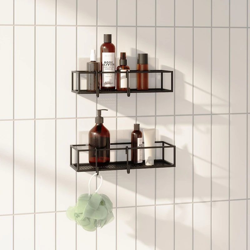 Umbra Cubiko Shower Bins, Set of 2