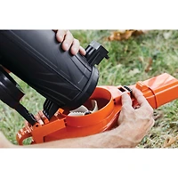 BLACK+DECKER BV3100 12 A Souffleur électrique 3 en 1, aspirateur à feuilles, broyeur