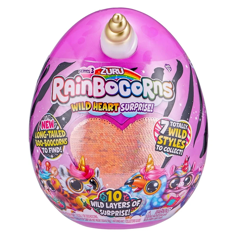 Surprise Rainbocorns au cœur sauvage de ZURU Série 3