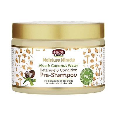 African Pride Moisture Miracle Pré-shampooing à l'aloès et à l'eau de coco