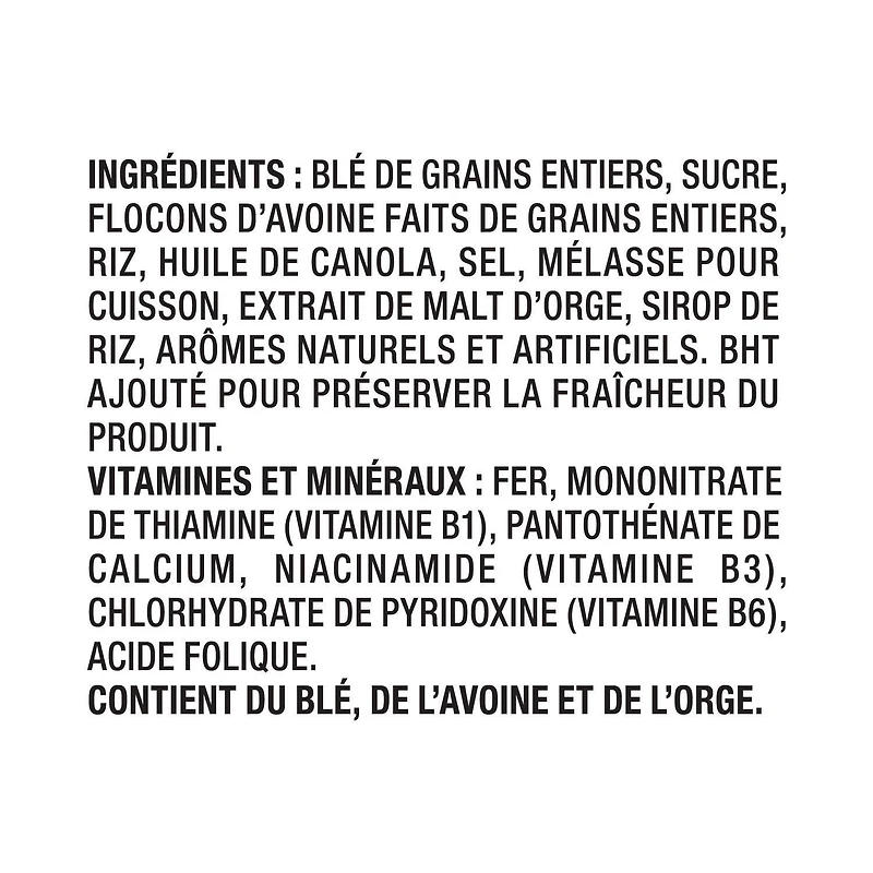 Post Shreddies À Saveur de Cassonade + Granola  395g