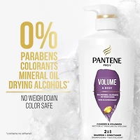 Pantene Sheer Volume 2-in-1 Shampoo & Conditioner, 530ML