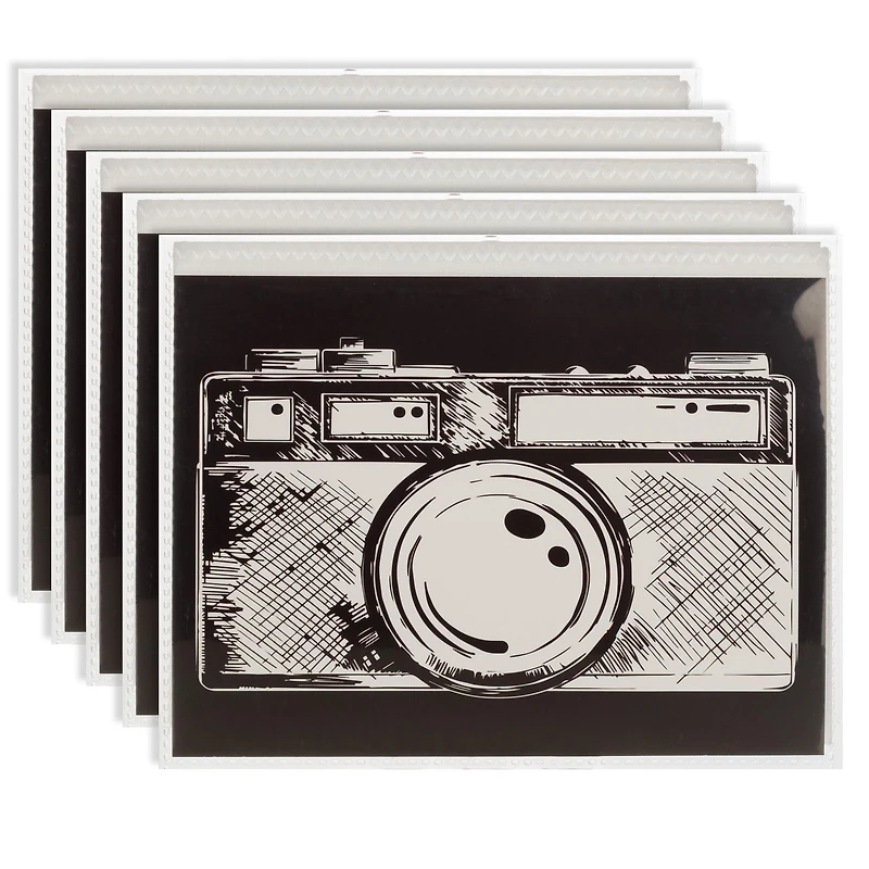 Pinnacle Frames and Accents Soft Brag Photo Album 5PK Camera