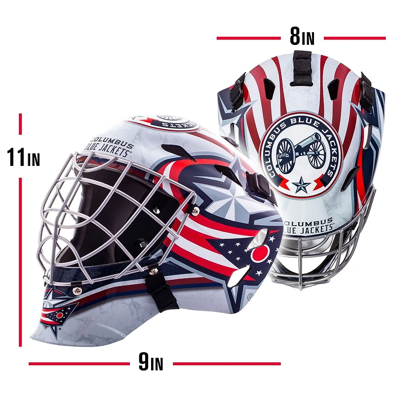 Franklin Sports GFM 1500 NHL Blue Jackets Goalie Face Mask,