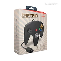 Manette Hyperkin Captain Premium pour N64® (Noir)