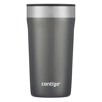 Tasse en acier inoxydable Contigo Streeterville avec couvercle anti-éclaboussures, 414 ml (14 oz), gobelet isotherme avec poignée pour café et thé, saké