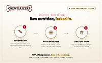 Chewmasters Freeze Dried Beef Liver Bites 500g - Dog Treats