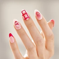 imPRESS Holiday Press-On Nails - Longueur moyenne, forme de cercueil, 30 ct. imPRESS Holiday
