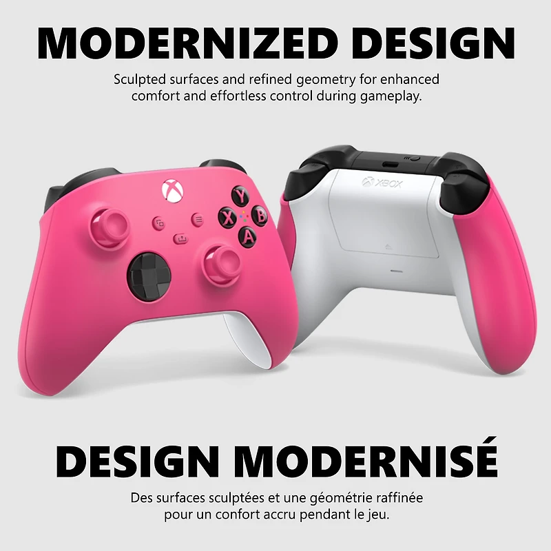 Manette sans fil Xbox - Rose Foncé pour Xbox Series X|S, Xbox One et appareils Windows