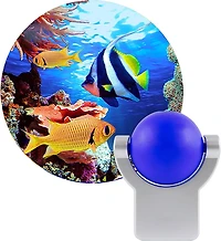 Veilleuse LED Tropical Fish Projectables, Plug-in, Dusk to Dawn, 11161