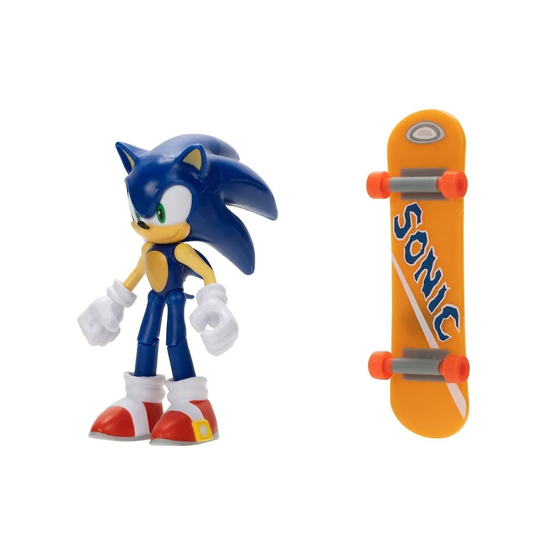 Sonic 4 Inch Figure - Sonic with Skateboard