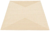 ECARPET Modern Area Rug for Dining Room, Living Room, Bedroom or Den Trona Ivory