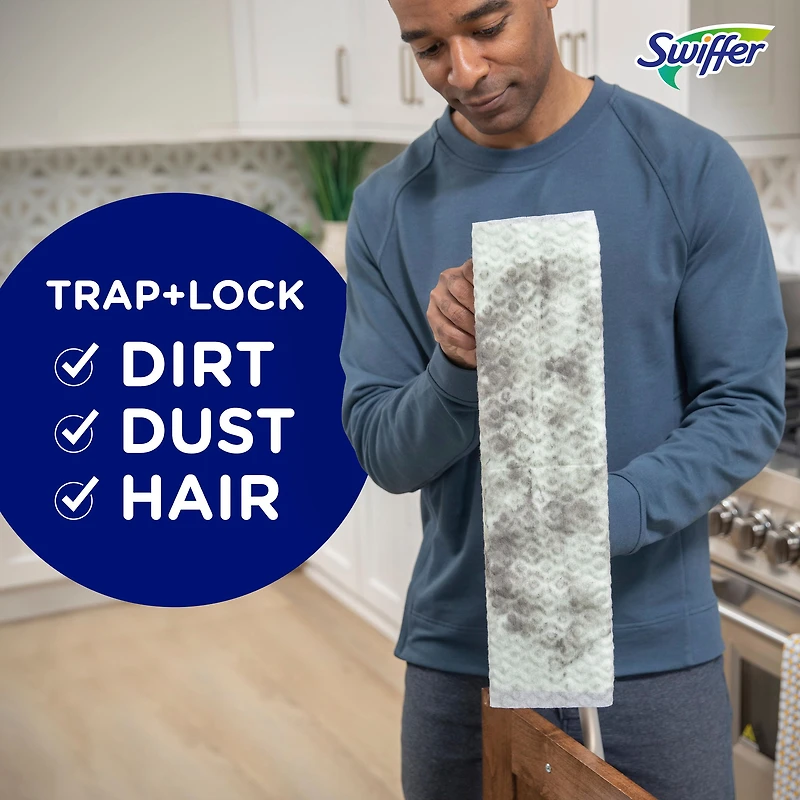 Linges secs grand format pour balai Swiffer, 16unités 16CT