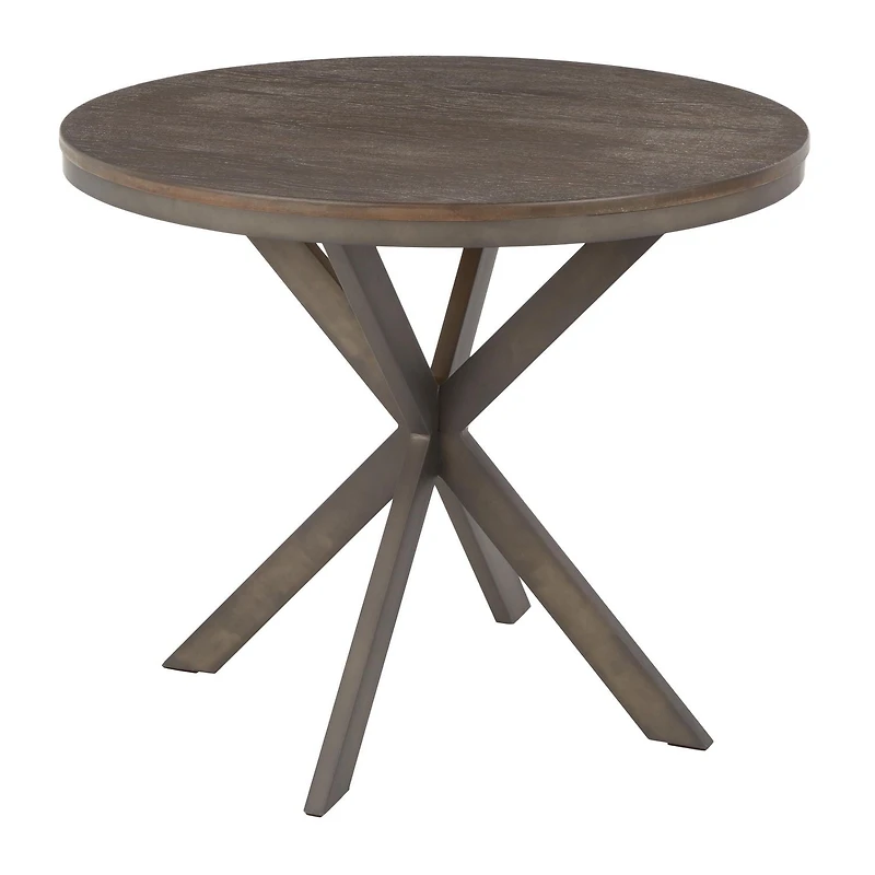 X Pedestal Table by LumiSource