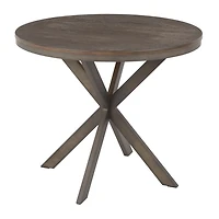 X Pedestal Table by LumiSource