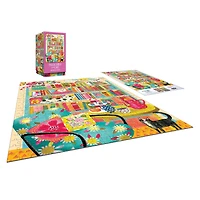 RoseArt - Vertical Visions 500-Piece - Bookshelf With Cats- Adult Interlocking Puzzle