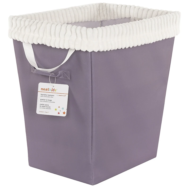 Neatfreak Kids Fuzzy Hamper, with Removable Liner