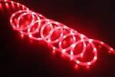 Lumières de corde rouge LED super lumineuses de 18 pieds,Holiday time Lumières de corde rouge LED super lumineuses de 18 pieds,Holiday time