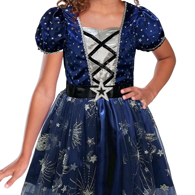 Costume de sorcière de minuit pour filles P