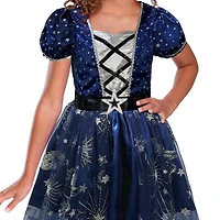 Costume de sorcière de minuit pour filles P