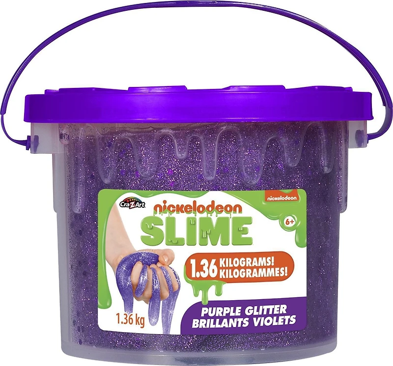 Nickelodeon Pre-Made Slime Tub - Purple Glitter