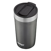 Contigo Streeterville Stainless Steel Mug with Splash-Proof Lid, 14 oz (414 ml), Vacuum-Insulated Tumbler with Handle for Coffee & Tea, Sake