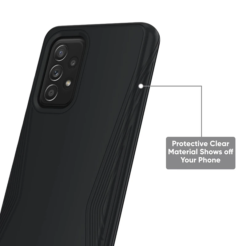 onn. Protective Gel Phone Case for Samsung Galaxy A53 5G - Black