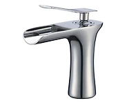17.5-in. W Wall Mount White Bathroom Vessel Sink Set For 1 Hole Left Faucet AI-17911
