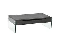 Table basse à plateau relevable Kyle, gris