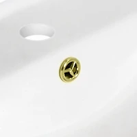 Imaginations Américaines 1.25-po. W Overflow Cap Gold