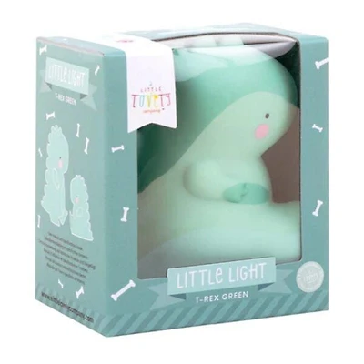A Little Lovely Company - Wireless Night Light - T-rex Shape - Soft Glow for a Secure Feeling - Cordless and Portable - Perfect for Kids' Rooms
