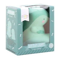 A Little Lovely Company - Veilleuse Sans Fil - Forme de T-rex - Lumière Douce pour un Sentiment de Sécurité - Sans Fil et Portable - Parfaite pour les Chambres d'Enfants