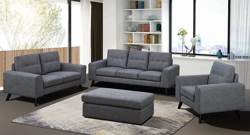 Topline Home Furnishings Loveseat in Chenille