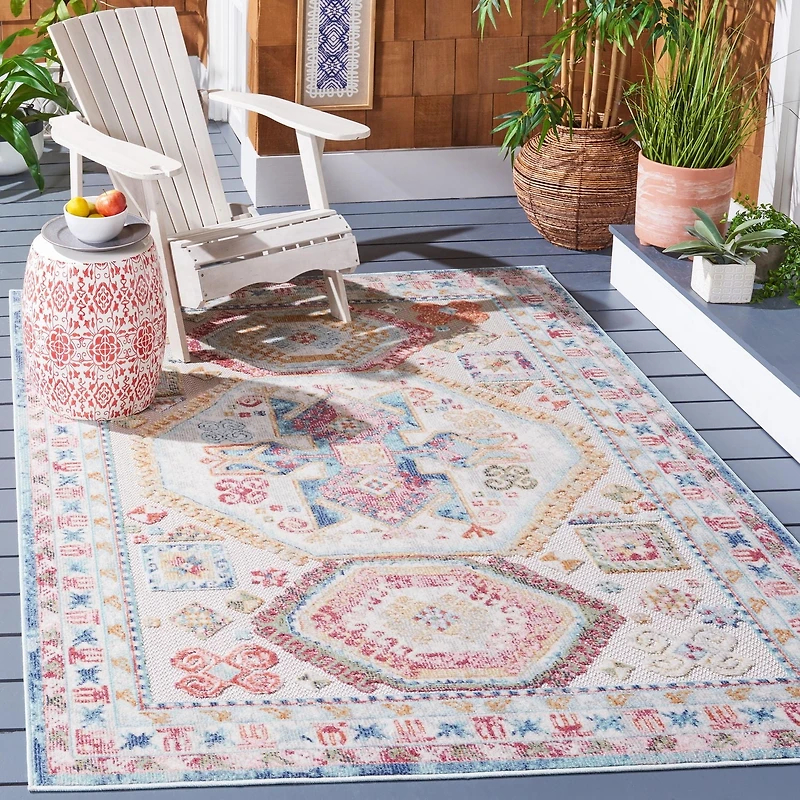 SAFAVIEH Cabana Clark Medallion Indoor/Outdoor Area Rug