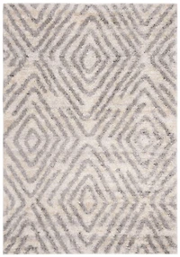 SAFAVIEH Berber Ellie Geometric Diamonds Shag Area Rug