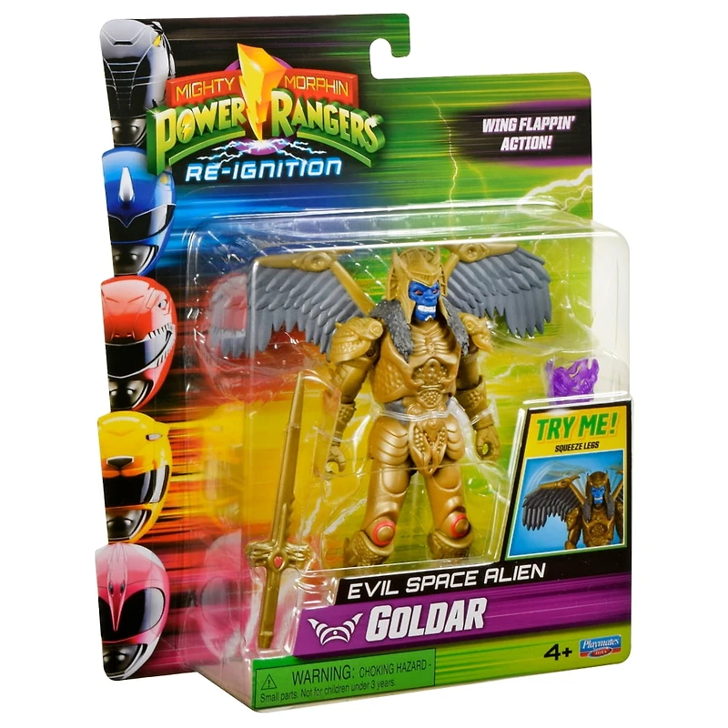 Power Rangers: Auto-Morphin Goldar Action Figuine