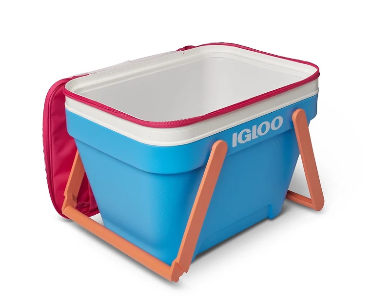 Igloo 25 Quart Picnic Basket Cooler, Cooler